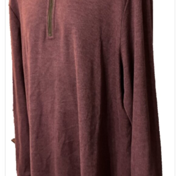 Joseph Abboud Men's 1X Long Sleeve Zipper Classic fit Collared Sweater Top - Picture 2 of 16